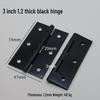 Flat Crown Hinges in Gold, Silver, Antique Bronze - Available in 1.5, 2, 3, & 4-inch Sizes