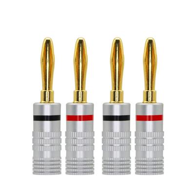 CERRXIAN Banana Plug 4mm Gold Screw-Tight CBP-4G