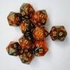 10pcs/set of 20 Sided Dual Color Starry Sky Dice Acrylic Number Dice for Dnd COC RPG Running Team Table Board Game Dnd Dice Set
