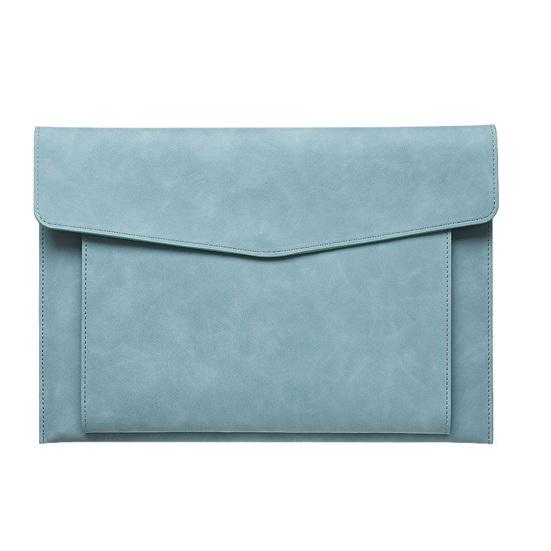 Document Bag A4 Envelope Folder Soft Faux Leather File Folder with Pen Insert