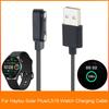 Smartwatch Magnetic Charger Dock Cord Bracket-Compatible for Solar Plus/LS16/RT3 USB Charging Cable Holder Power Adapter