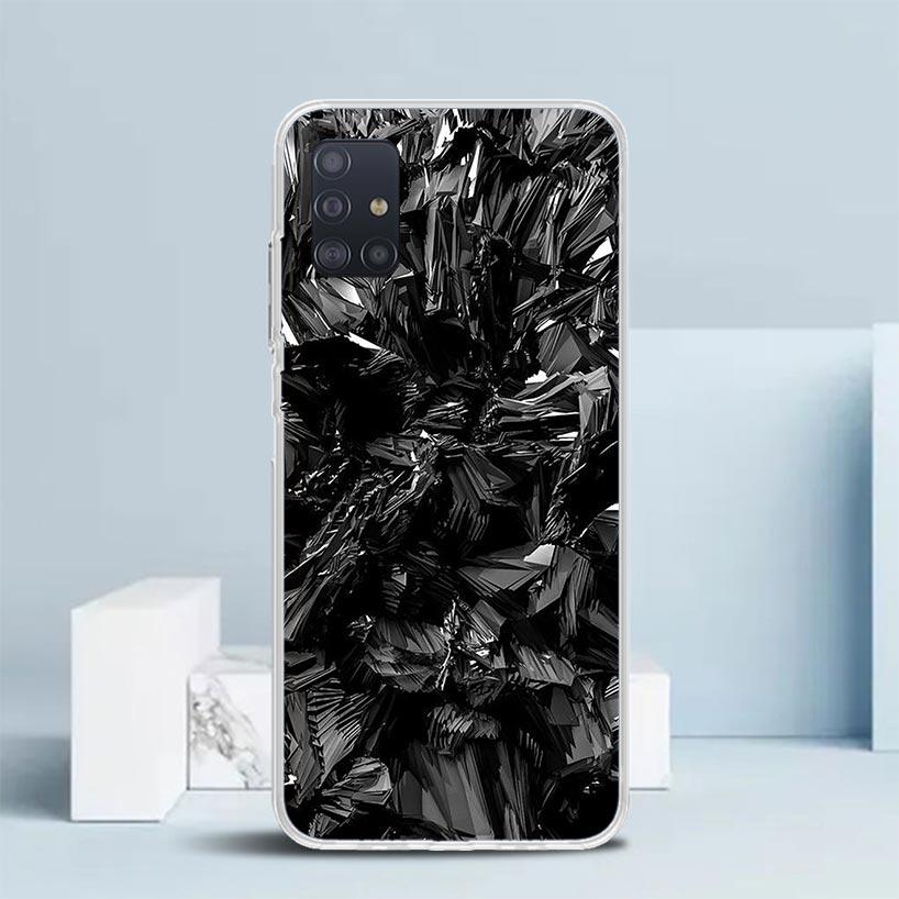 

Мягкий чехол с узором из кованого карбона для Samsung Galaxy A12 A22 A32 A52 A72 A02S Чехол для телефона Note 20 Ultra 10 S10 Plus A51 A71 A50S A Samsung A50S