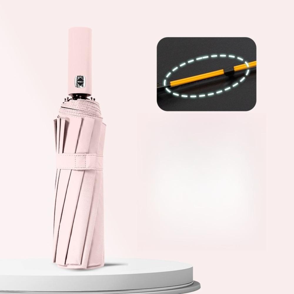 Parapluie automatique pliable en 24 parties pour femmes - Parasol anti-soleil, anti-pluie et anti-UV