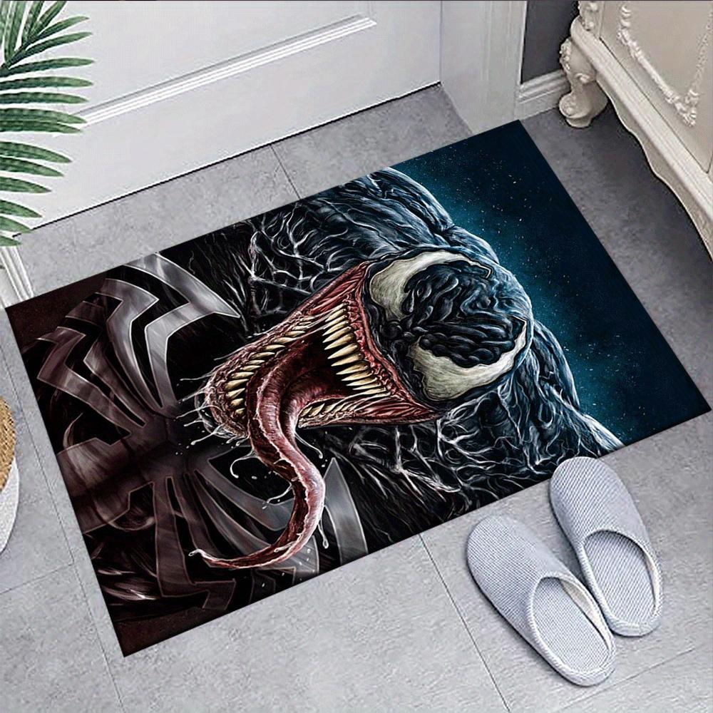 1pc Venom Carpet Area Rug, Bedroom, and Playroom - Durable, Stain-Resistant, and Easy To Clean, Living Room, Laundry Room, Home Decor, Chris