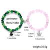 Neues Design Magischer Stab Hut Krone Passende Armbänder für Damen Mode Handgemachte Perlenarmbänder BFF Freundschaftsschmuck Geschenke