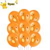 9/18pcs Pokemon Latex Balloons Birthday Decorations Cartoon Pikachu Squirtle Characters Children Baby Shower s Round Sensory Durable Bouncy Elastic