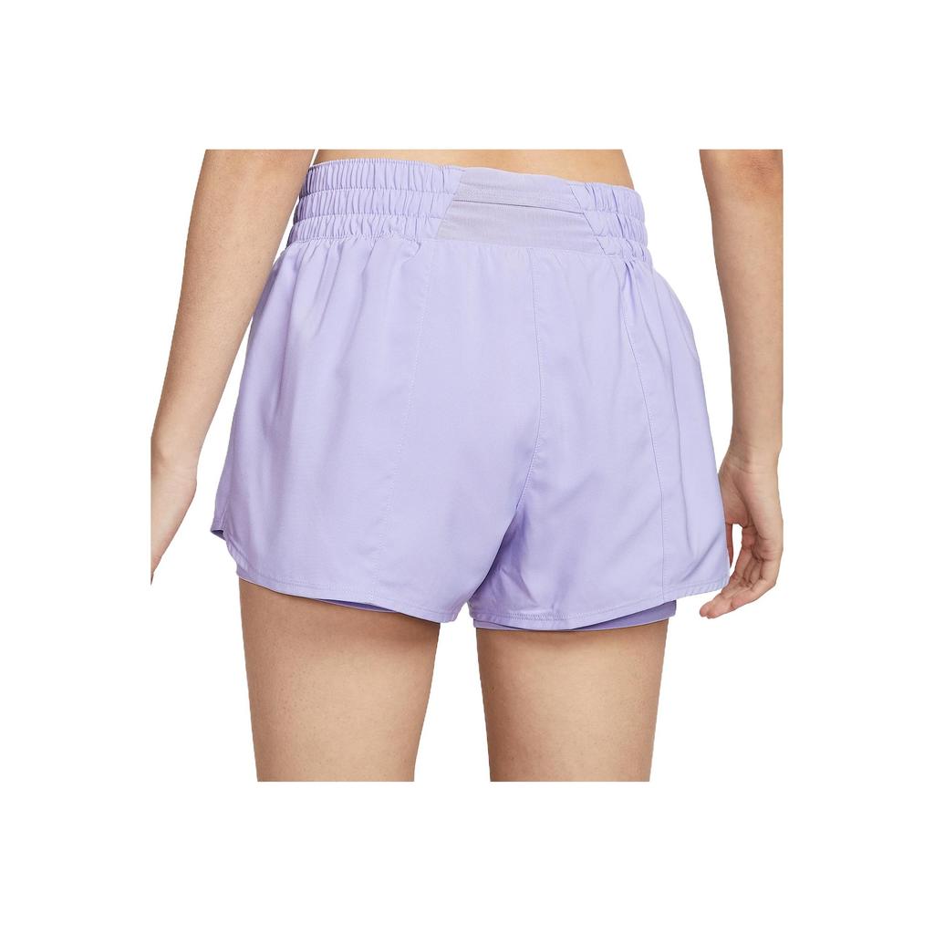 Nike Dri-Fit One Fashion Comfortable Solid Color Versatile Quick-Dry Casual Shorts Women Shorts Ice-Purple Lilac DX6013-533