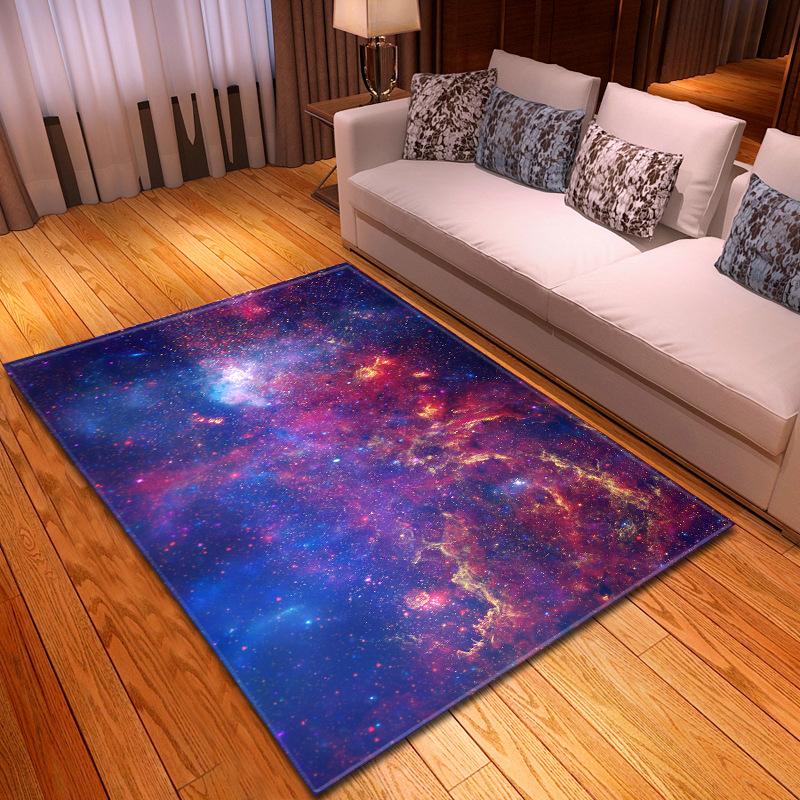 Simple And Mysterious Starry Sky Living Room Carpet Bedroom Dining Room Floor Mat Pattern Size