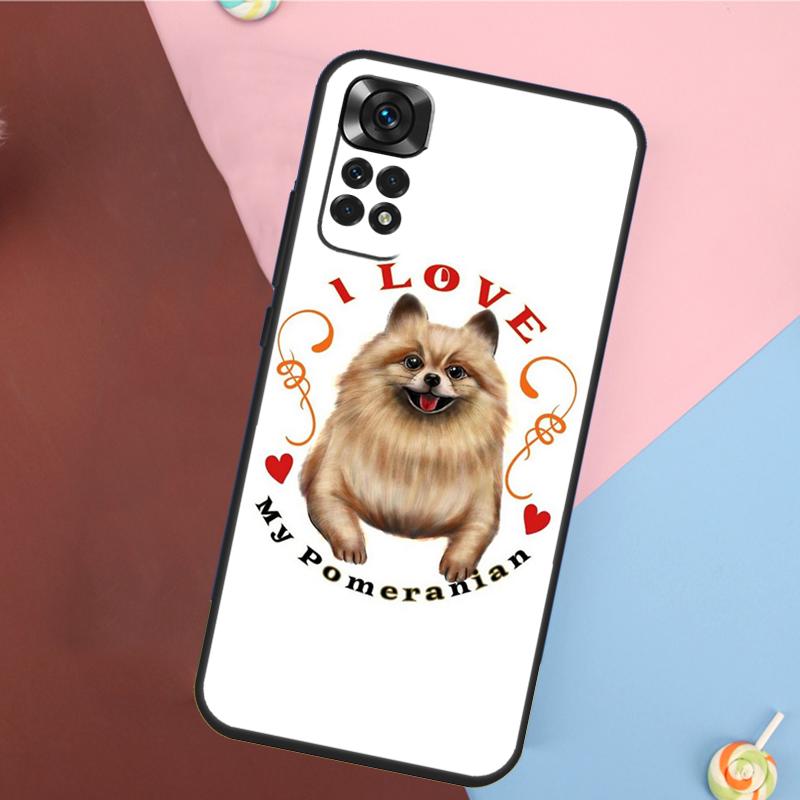 Pomeranian Watercolor Dog Cover For Xiaomi Redmi Note 13 14 Pro 12 11 9 10 9S 10S 11S 12S Redmi 14C 10C 12C 13C Case