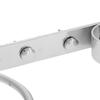 Salon Galvanized Stainless Steel Hair Dryer Holder Hands Free Comb Blow Dryer Holder