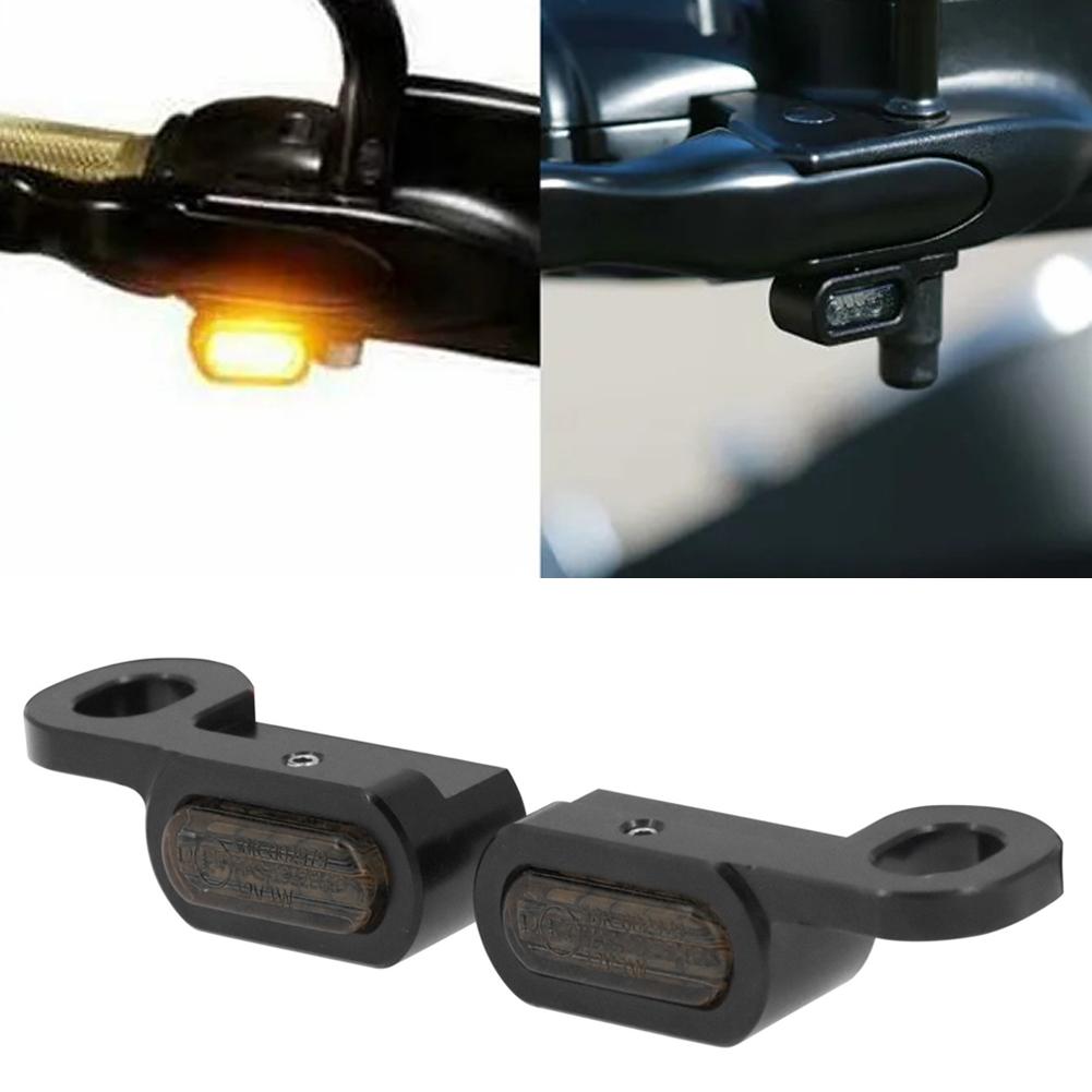 2Pcs Motorcycle LED Turn Signal Amber Light E Mark For Harley Softail Touring Road King FLTRX FLHT FLHX 14-23 Softail 16-17