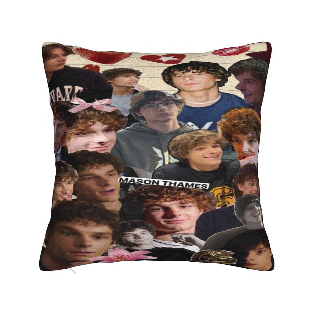 Mason Thames Pillowcases Merchandise Printing Cushion Cover Pillow Covers Home Decorations Zipper Multi-Size
