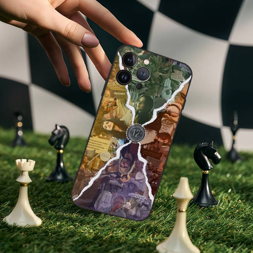 

T-The H-Hunger Games Pattern Phone Case TPU Phone Case For Iphone17 Air 16 15 14 13 12 11 Pro Max Plus iPhone 16pro max