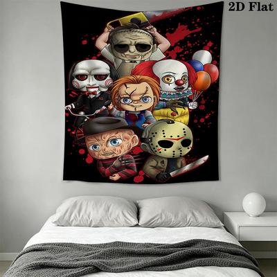 Cartoon Villain Pattern Home Decor Tapestry, Wall Hanging, Decorative RV Wall Cloth.MGT0918351