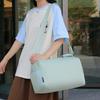 Women's solid color travel bag, fashionable sports dry and wet separation sports fitness bag, simple and versatile shoulder yoga bag