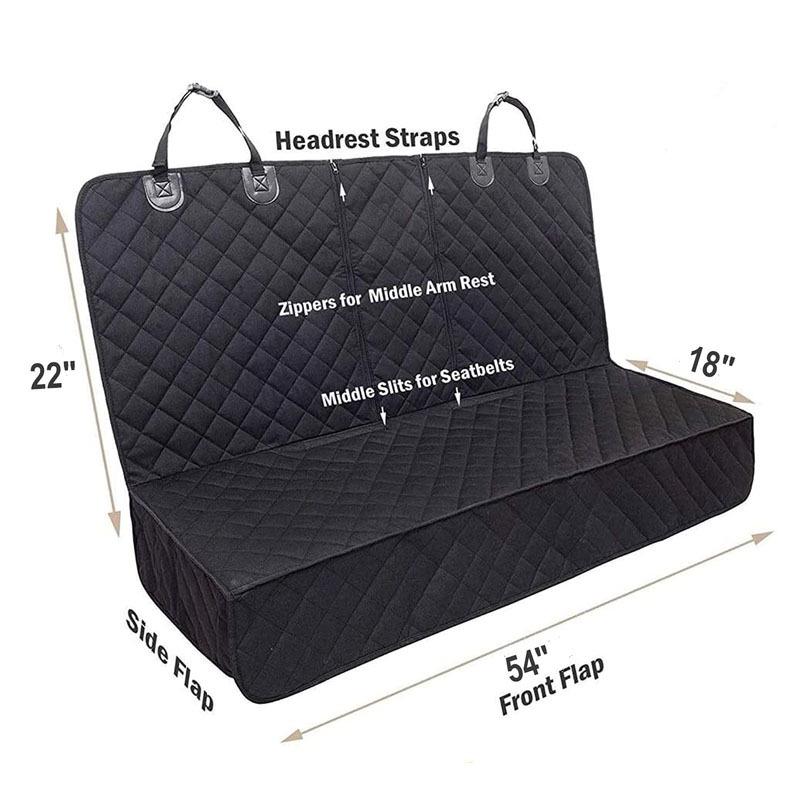 Waterproof Dog Car Seat Mat: Anti-Dirty Rear Seat Pet Cushion