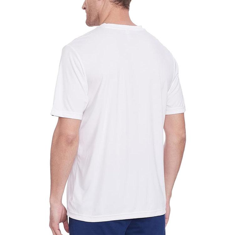Adidas T Shirts Men's White Crew Neck Moderate Straight Fit GD5875