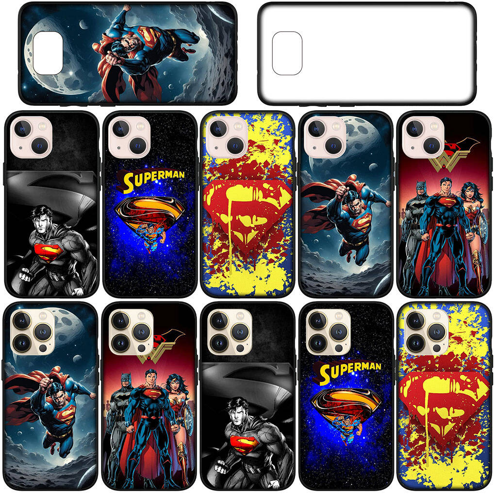 for Samsung Galaxy S25 S24 S23 S22 Ultra FE Plus A17 A37 A57 A56 A55 A06 A16 A15 A36 A26 A35 A05 A25 A54 Phone Case Comics Super Hero Supermans Man