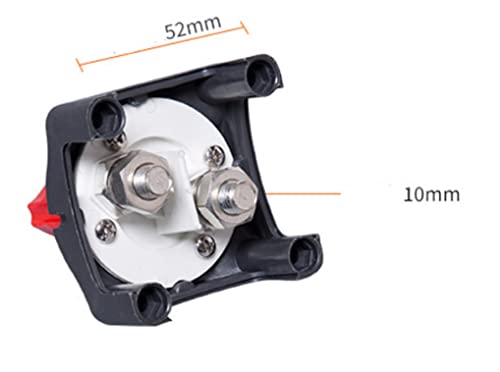 2 Battery Changeover Switch for Cars, Trucks, Boats, Trailers, Marine Boats, Campers, Leakage Prevention, Kill Switch, Ike Battery Power Switch,