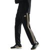adidas Taekwondo Logo Side Stripe Elastic Retro Sports Casual Pants Unisex Bottoms Black Gold TR30PT-BG