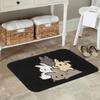 1pc Non-slip Cute Rabbit Home Doormat | Lightweight Polyester Machine Washable, Rectangular Welcome Rug for Indoor Decoration