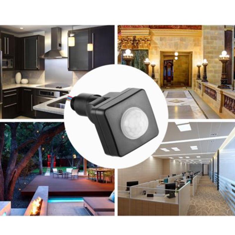 Waterproof Body Infrared PIR Motion Sensor Switch LED Light Strip Automatic 110V