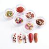 Nail Art Accessories 6 Bottles Maple Leaf Autumn Mixed Color Sequin Nail Art Accessories