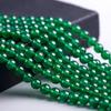 Grade 7A Green Agate Round Beads for DIY Jewelry & Accessories