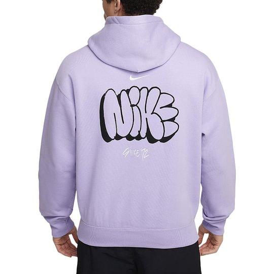 Nike Solo Swoosh Sweatshirt Herren Hellviolett/Weiß HQ4181-515