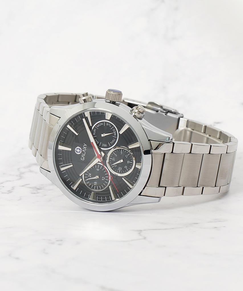 Gaelleogsi Multifunction Men'S Metal Wristwatch Gs5801Mb