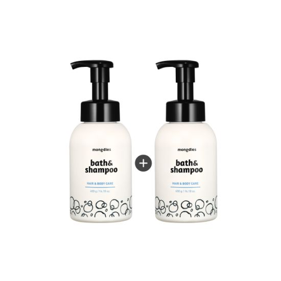 Mongdies Generation 2 Foaming Bath & Shampoo 400g - Pack of 2