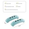 2/8Pcs Silicone Pan Handle Cover Heat Insulation Covers Pot Ear Clip Non-slip Steamer Casserole Pan Handle Holder Kitchen Tools
