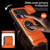 KEYSION Magnetic Phone Case for OPPO Reno13 Pro 5G Reno13 F 5G Slide Camera Protection Upright Kickstand Ring Shockproof Cover