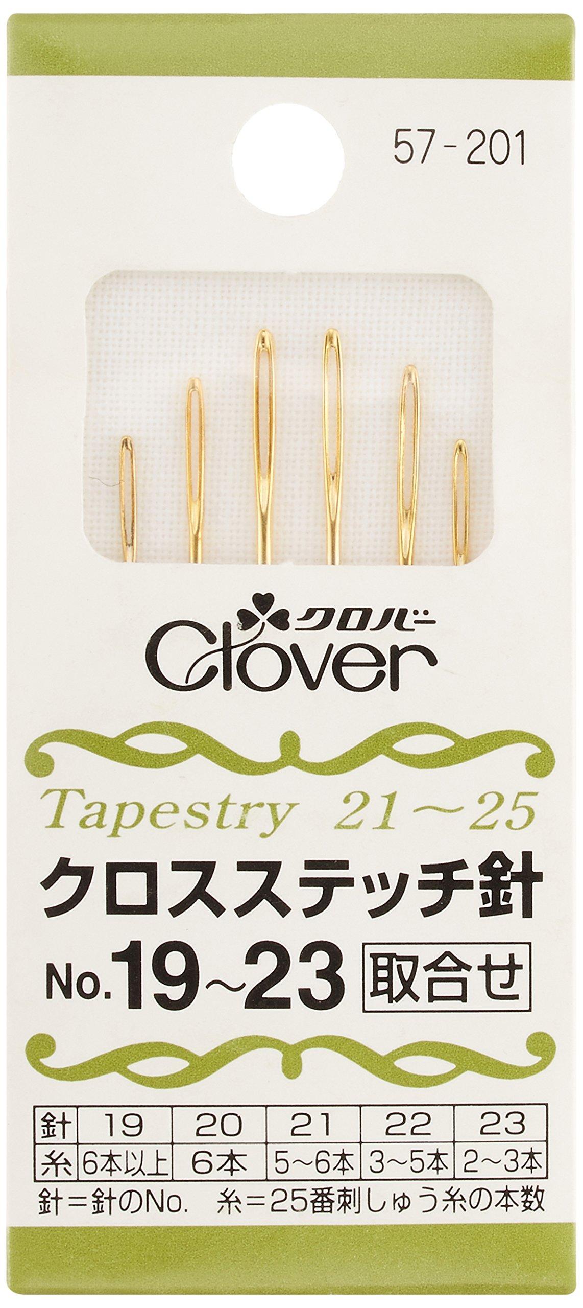 Clover Cross Stitch Needles No. 191-23 (6 needles) 57-201