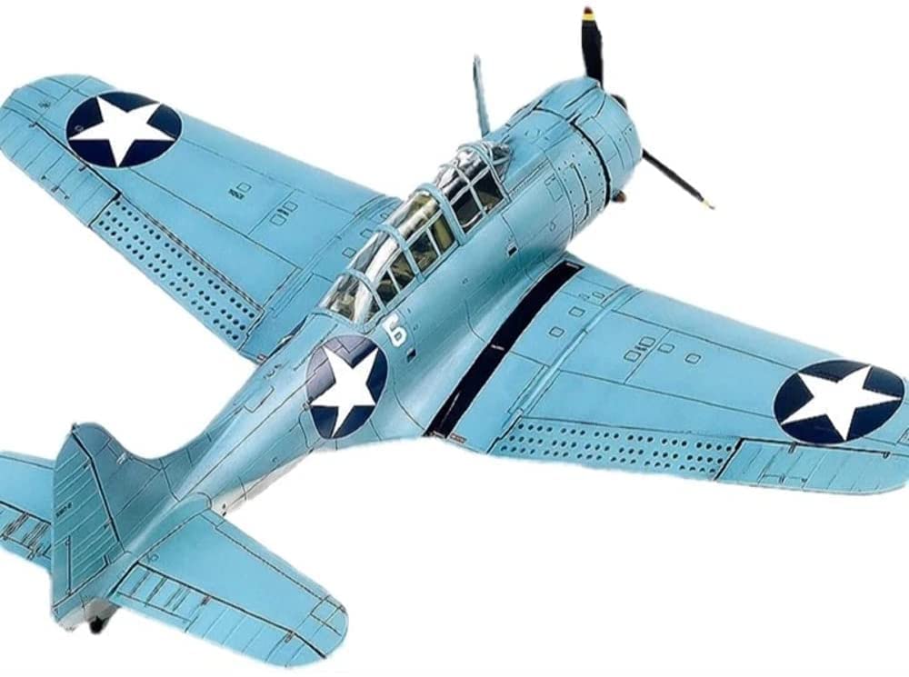 Academy 1/48 SBD-2 Dauntless Battle of Midway Plastic Model Kit 12335 (WW2 Aircraft Model, Collector Display)