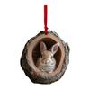 Christmas Animal Ornament Cartoon Forest Animal Hanging Decoration 2D Flat Acrylic Pendant