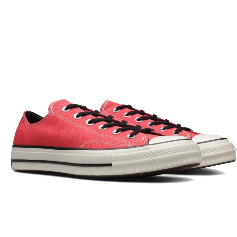 Converse Chuck Taylor All Star 1970s Ox Round-toe Lace-up Low-Top Espadrilles Unisex Red