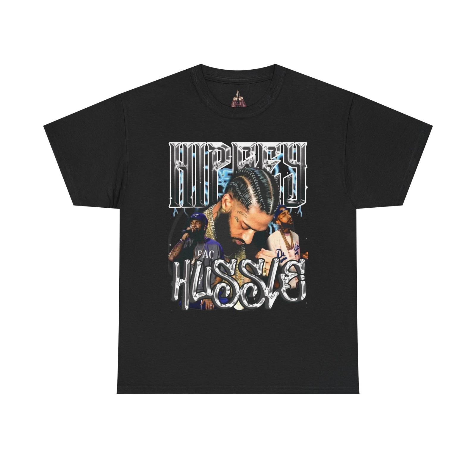 Nipsey Hussle Bootleg Cuban Links Rap Artist Graphic Hip Hop T-shirt Small-XXL XL