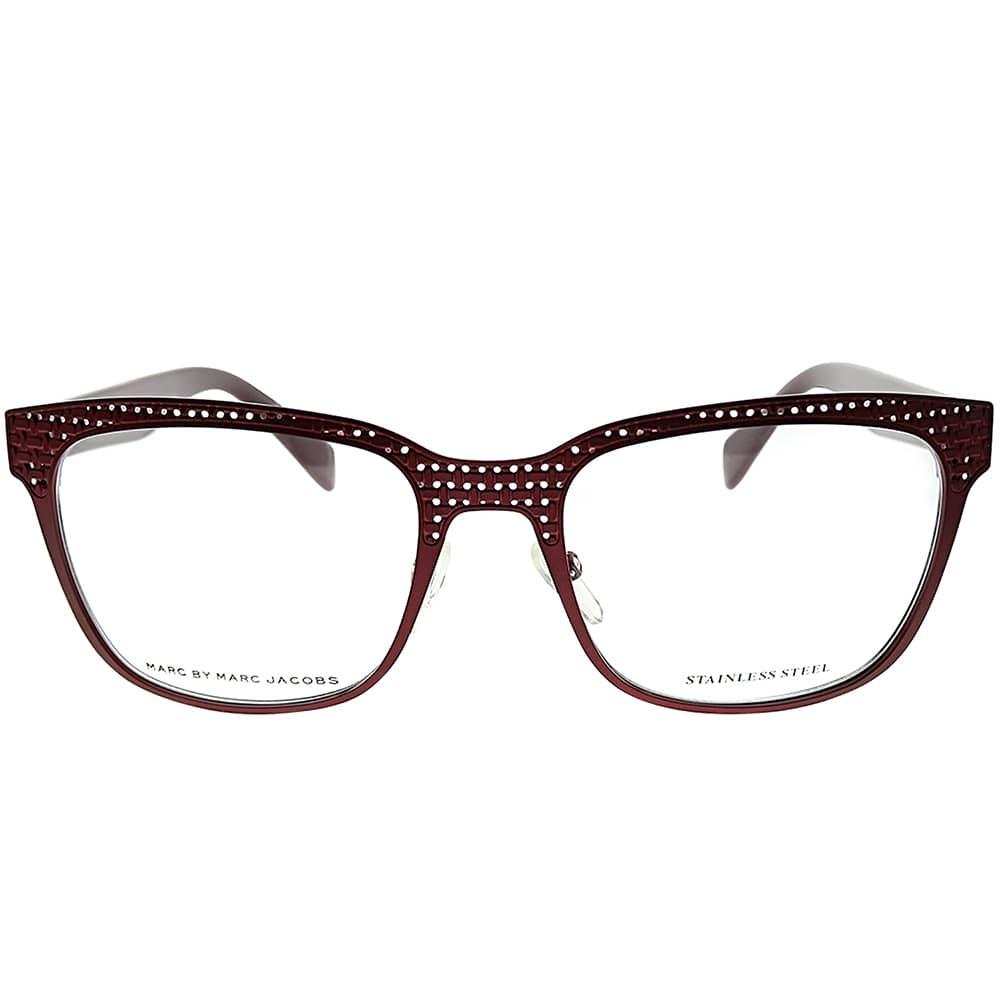 Marc By Marc Jacobs Mmj 613 Kua 53mm Unisex Square Eyeglasses 53mm Brown Weave