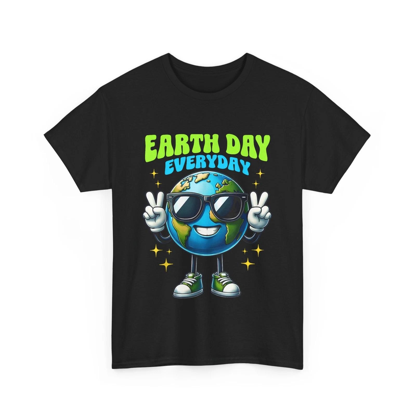 Earth Day Everyday T shirt, Happy Earth Day 2025 Save the Planet Women Men Shirt S