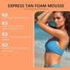 Quick Tanning Foam Mousse, Natural Tanning Accelerator, Self Tanner - Quick Application Foam Mousse Easy Sunless Tan For Face and Body