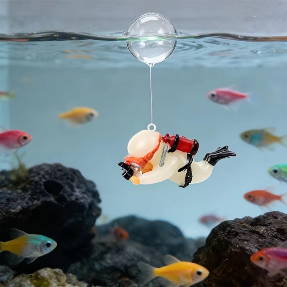 Glow In The Dark Fish Tank Decoration Floating Design Aquarium Decoration  Fish Tank