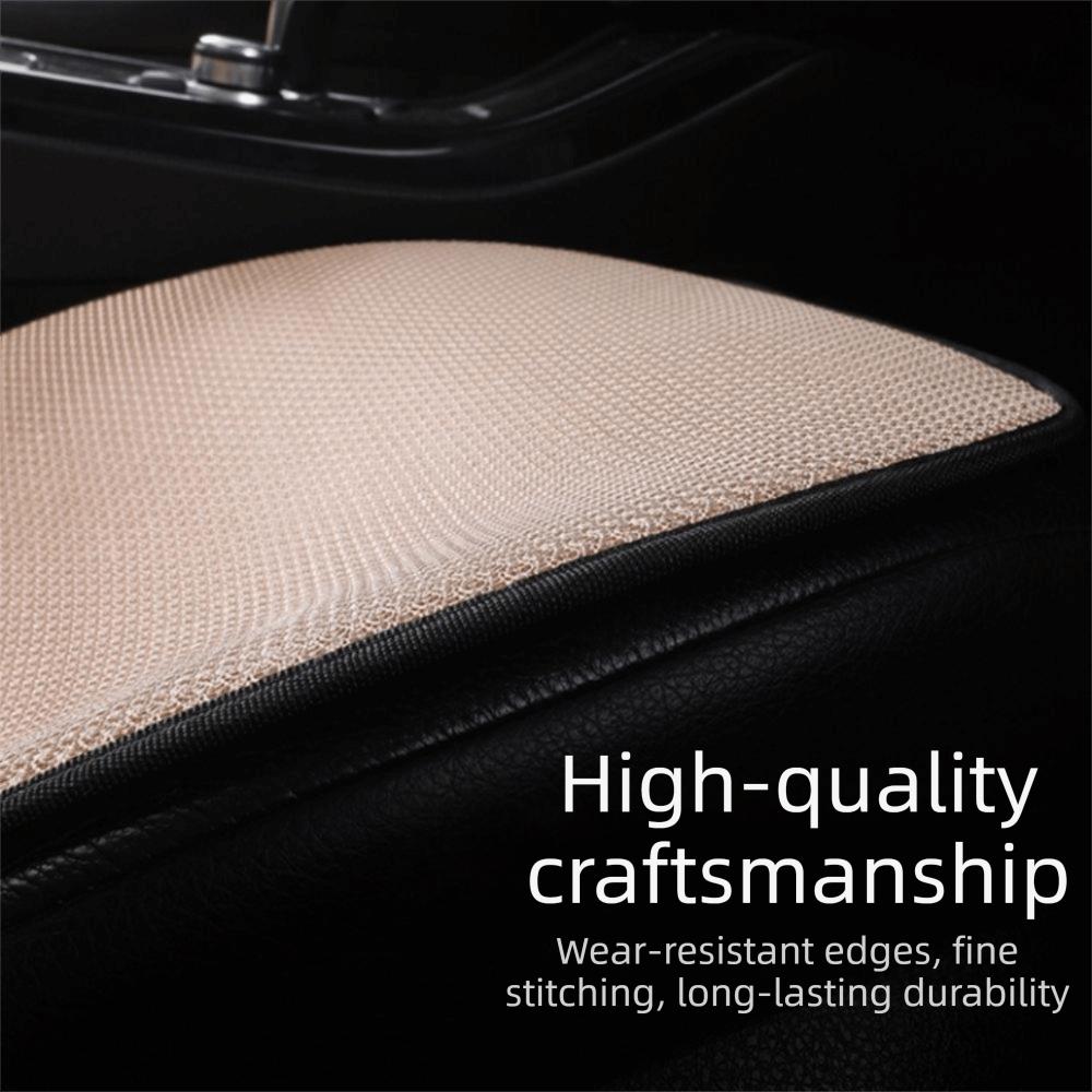 Ice Silk Material Three-Piece Set Cool Breathable Fabric Universal Car Seat Cushion Summer Use