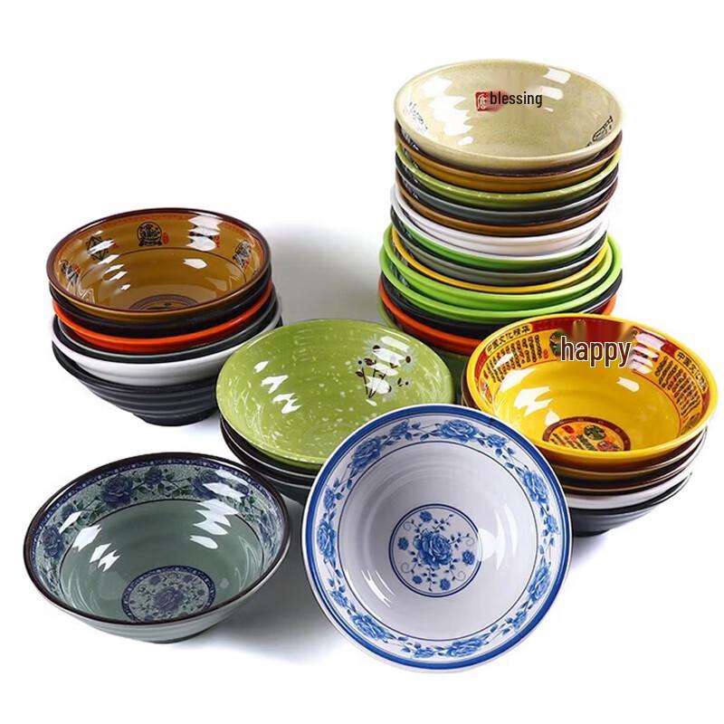Xiyao Melamine Durable Commercial Rice & Noodle Bowls