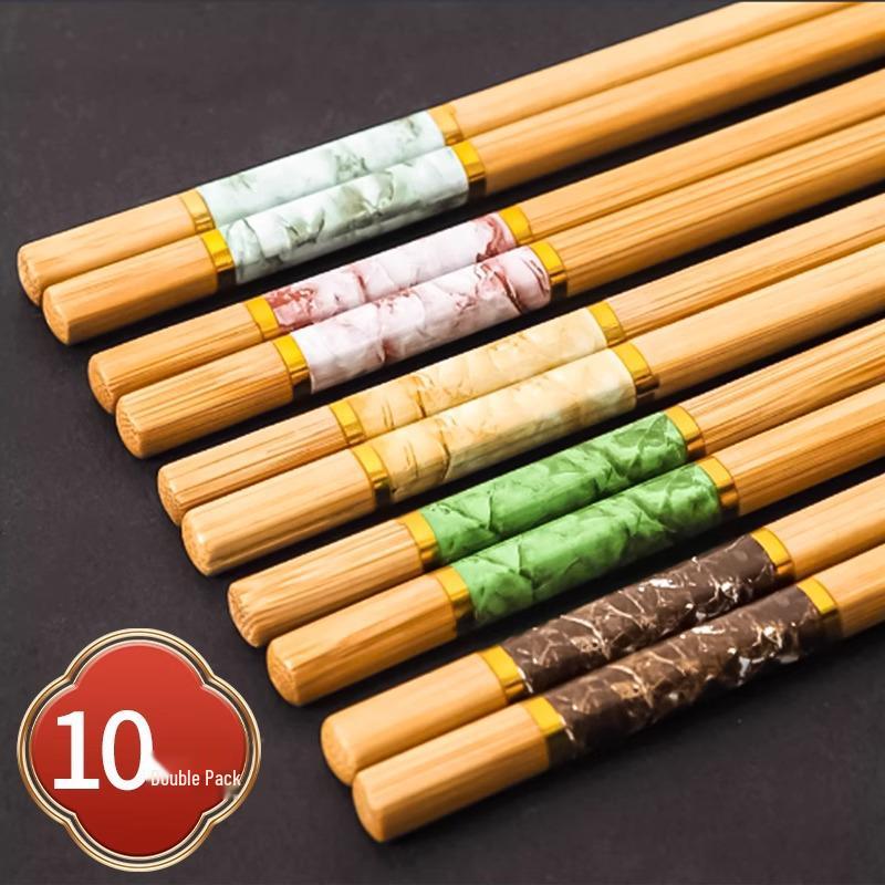 Premium Bambus Essstäbchen: Stilvoll, Hochwertig, Natürlich, Hitzebeständig & Schimmelfrei für Individuelle Nutzung.