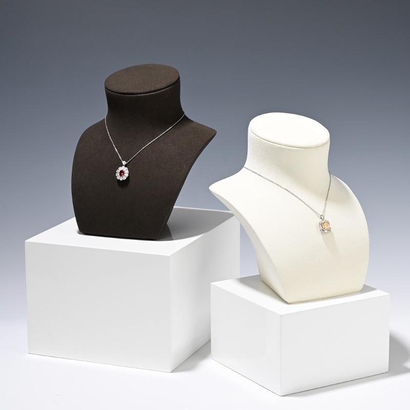 Premium Jewelry Display Stand Luxury Necklace Pendant Bust Counter Showcase Props