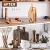 Metal Cutting Board Stand Versatile Rack For Cutting Boards Kitchen Storage Rack Space-Saving Kitchen Storage Organizer For Pot