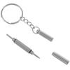 A95D-4X 3In1 Mini Alloy Screwdriver Key Ring Watch Glasses Repair Tool