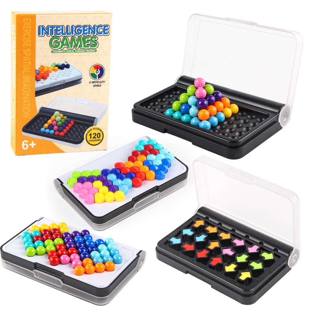 Cross-Border Magic Bead Puzzle: Educational Logic Training Board Game with Colored Beads
