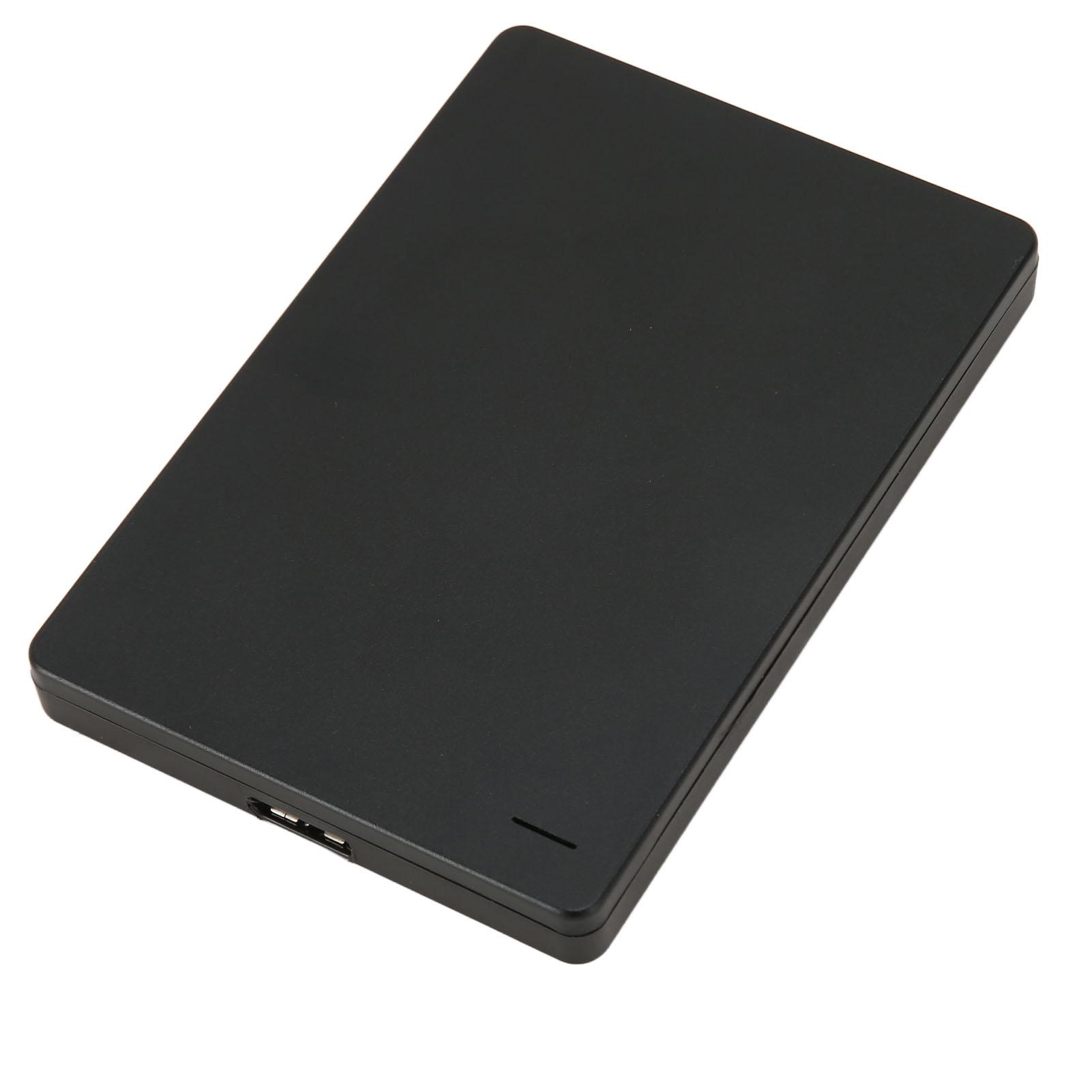 

Зовнішній жорсткий диск 2,5 дюйма USB 3.0 5 Гбіт/с Алюмінієвий сплав Plug and Play Ультратонкий Мобільний жорсткий диск 250TB чорний